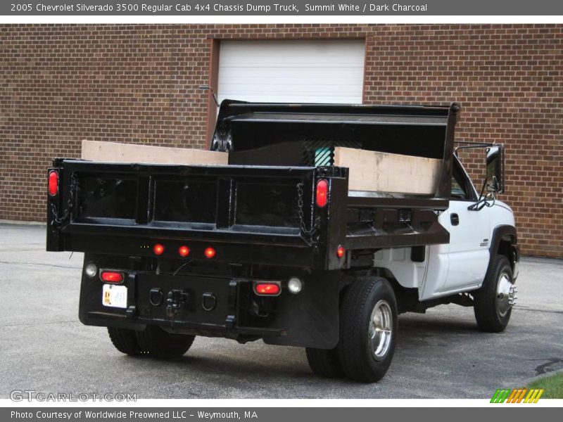 Summit White / Dark Charcoal 2005 Chevrolet Silverado 3500 Regular Cab 4x4 Chassis Dump Truck