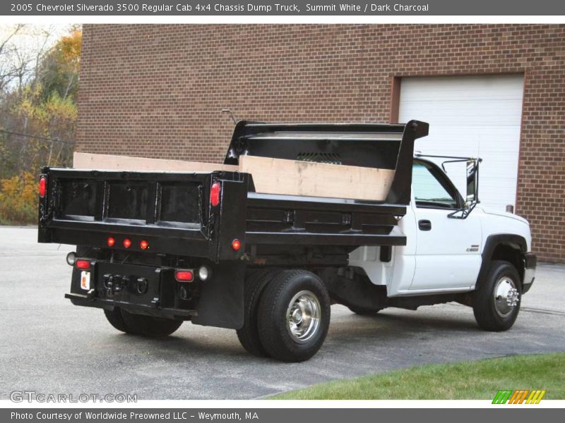 Summit White / Dark Charcoal 2005 Chevrolet Silverado 3500 Regular Cab 4x4 Chassis Dump Truck