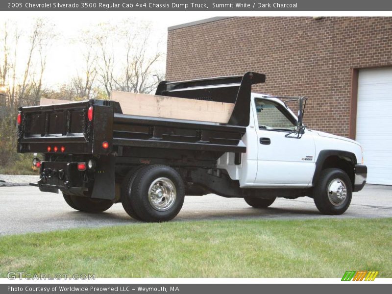 Summit White / Dark Charcoal 2005 Chevrolet Silverado 3500 Regular Cab 4x4 Chassis Dump Truck