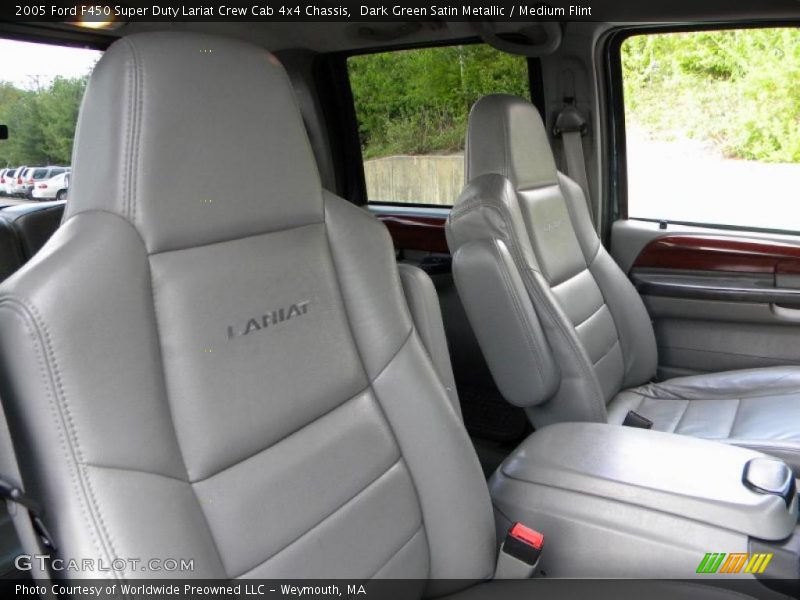  2005 F450 Super Duty Lariat Crew Cab 4x4 Chassis Medium Flint Interior