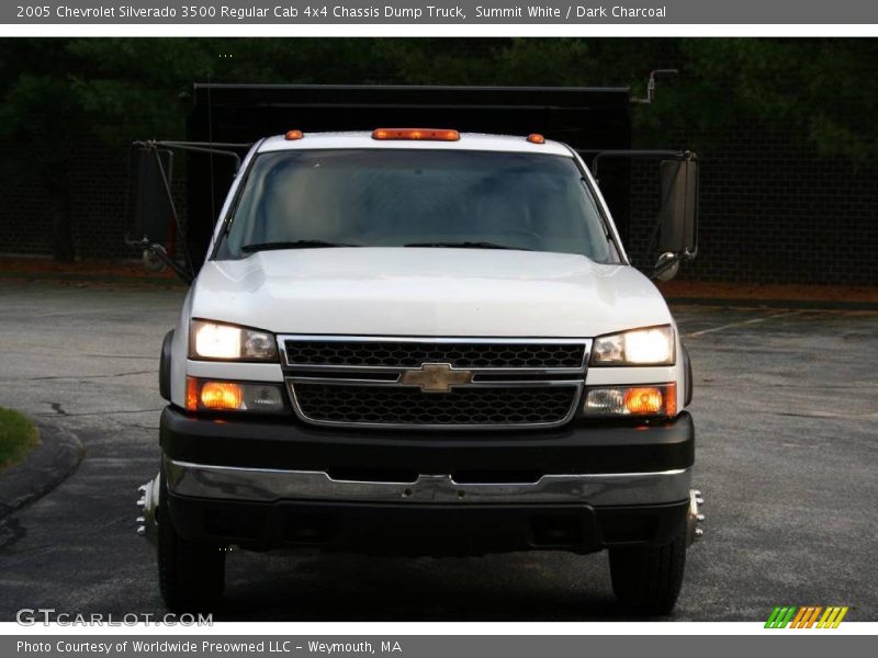 Summit White / Dark Charcoal 2005 Chevrolet Silverado 3500 Regular Cab 4x4 Chassis Dump Truck