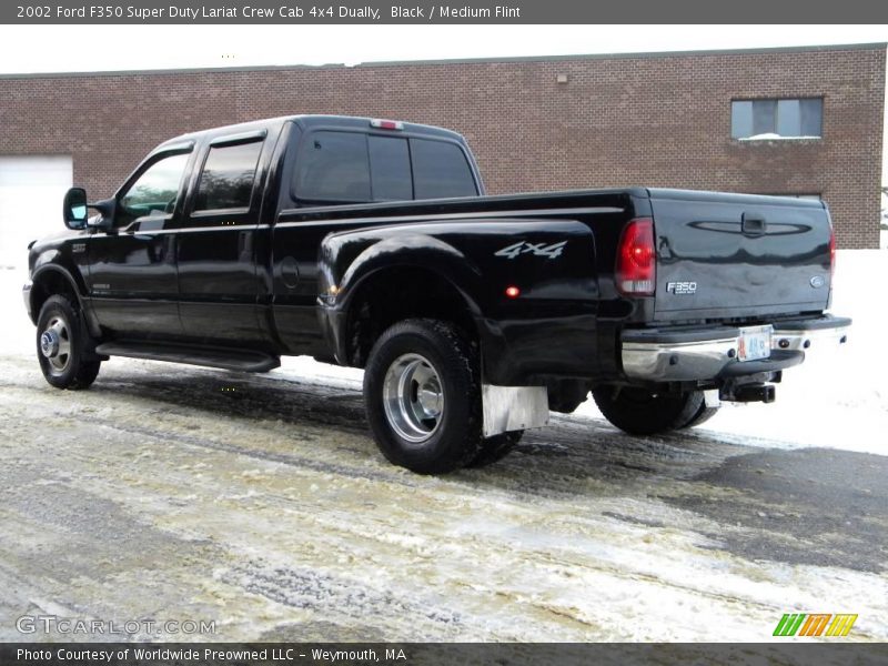 Black / Medium Flint 2002 Ford F350 Super Duty Lariat Crew Cab 4x4 Dually
