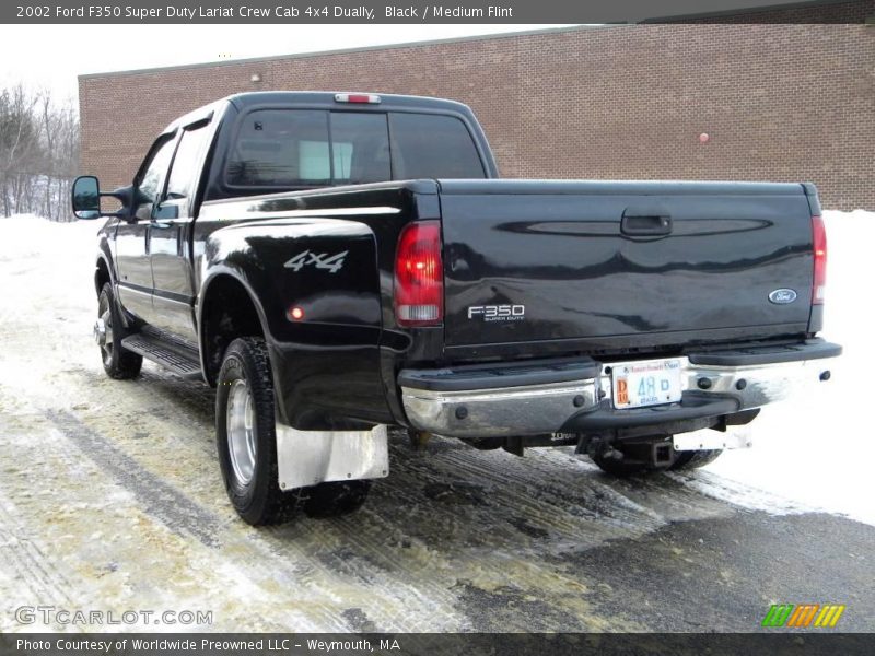 Black / Medium Flint 2002 Ford F350 Super Duty Lariat Crew Cab 4x4 Dually