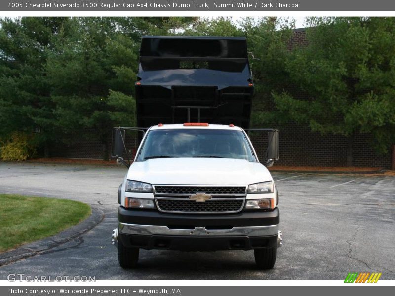 Summit White / Dark Charcoal 2005 Chevrolet Silverado 3500 Regular Cab 4x4 Chassis Dump Truck