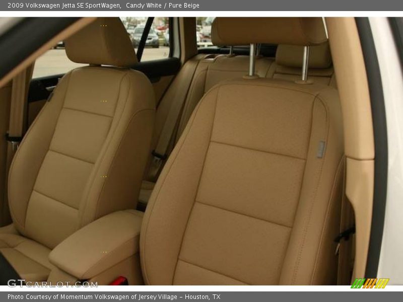 Candy White / Pure Beige 2009 Volkswagen Jetta SE SportWagen