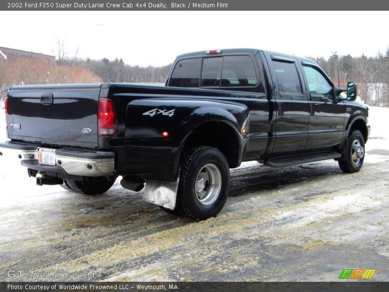 Black / Medium Flint 2002 Ford F350 Super Duty Lariat Crew Cab 4x4 Dually