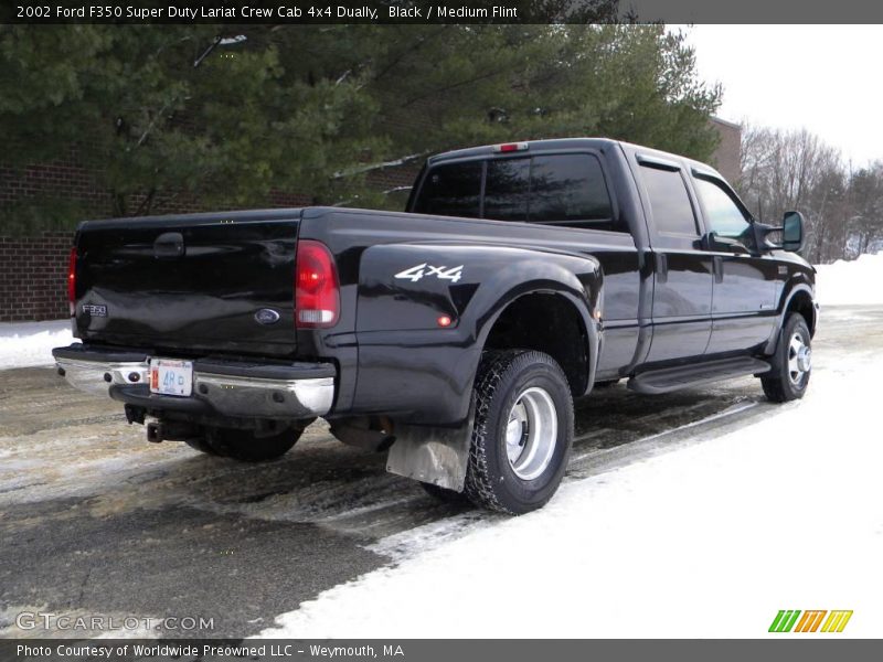 Black / Medium Flint 2002 Ford F350 Super Duty Lariat Crew Cab 4x4 Dually