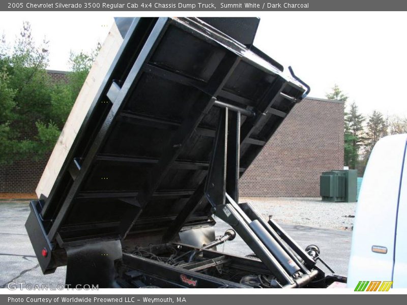 Summit White / Dark Charcoal 2005 Chevrolet Silverado 3500 Regular Cab 4x4 Chassis Dump Truck