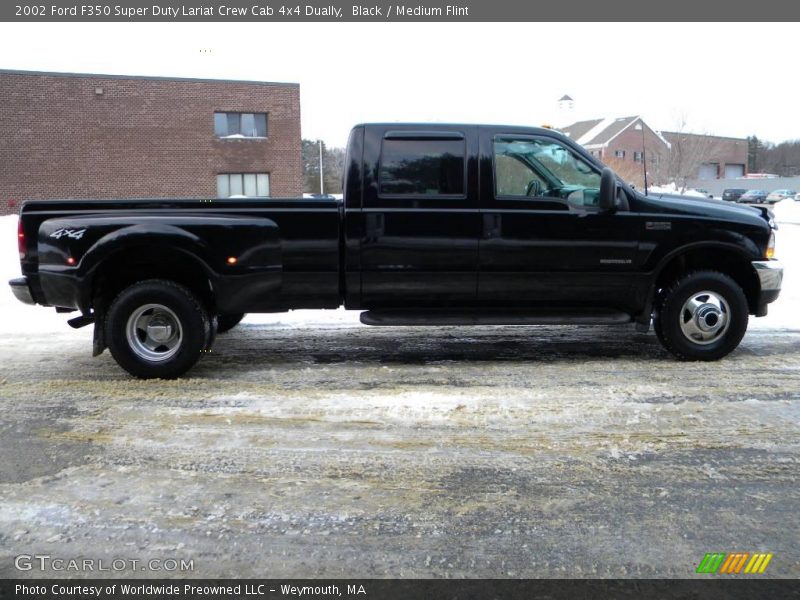 Black / Medium Flint 2002 Ford F350 Super Duty Lariat Crew Cab 4x4 Dually