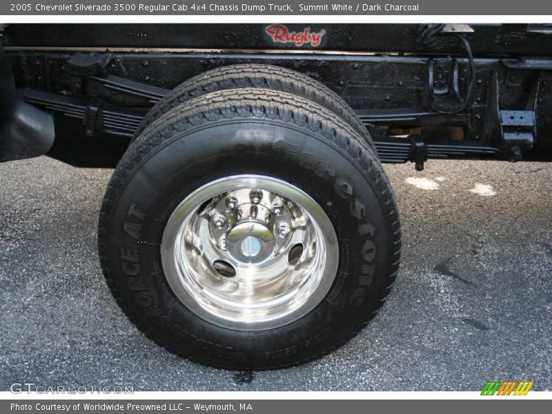 Summit White / Dark Charcoal 2005 Chevrolet Silverado 3500 Regular Cab 4x4 Chassis Dump Truck