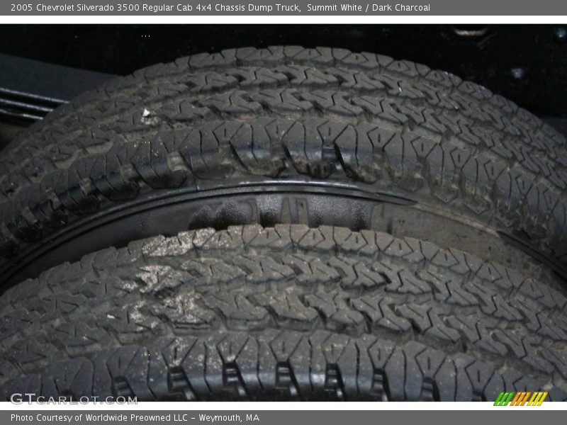 Summit White / Dark Charcoal 2005 Chevrolet Silverado 3500 Regular Cab 4x4 Chassis Dump Truck