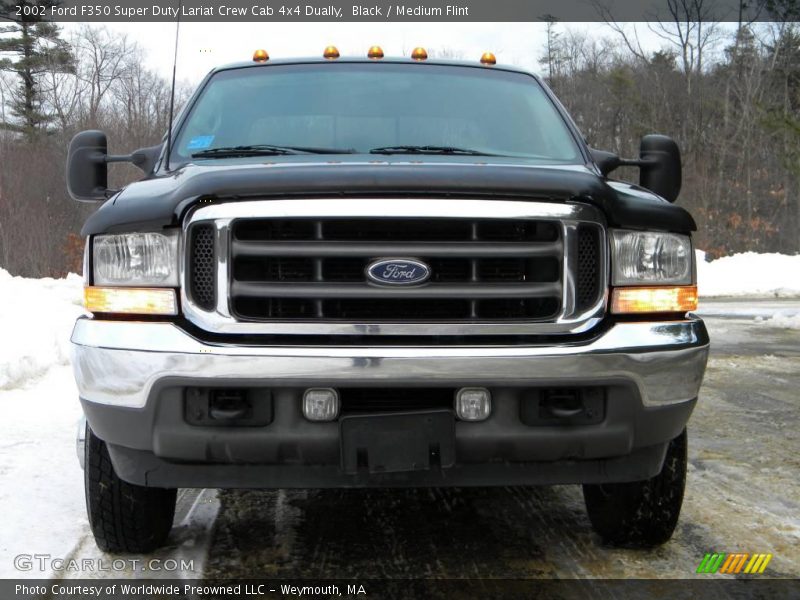 Black / Medium Flint 2002 Ford F350 Super Duty Lariat Crew Cab 4x4 Dually