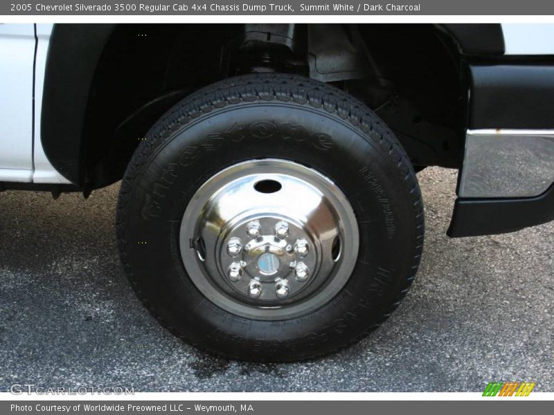 Summit White / Dark Charcoal 2005 Chevrolet Silverado 3500 Regular Cab 4x4 Chassis Dump Truck