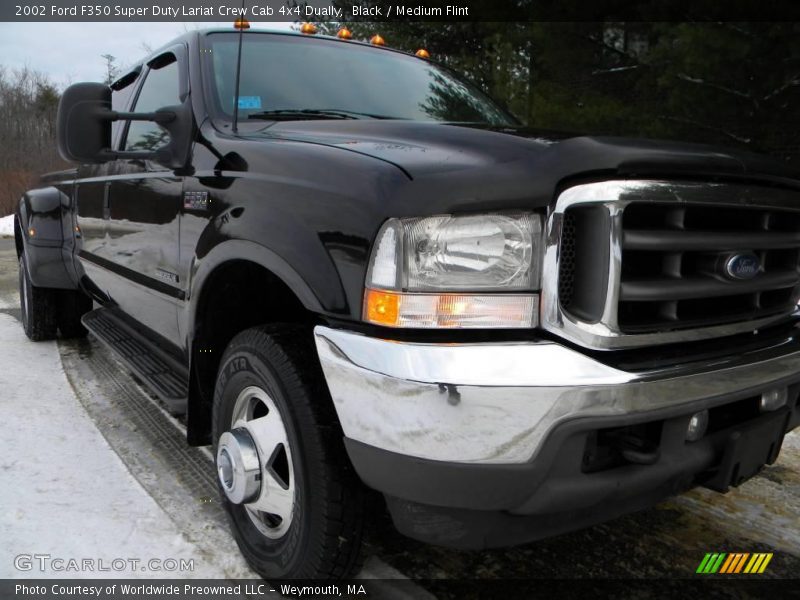 Black / Medium Flint 2002 Ford F350 Super Duty Lariat Crew Cab 4x4 Dually