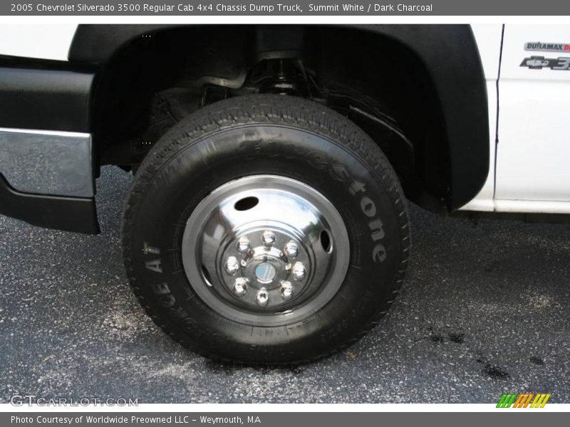  2005 Silverado 3500 Regular Cab 4x4 Chassis Dump Truck Wheel