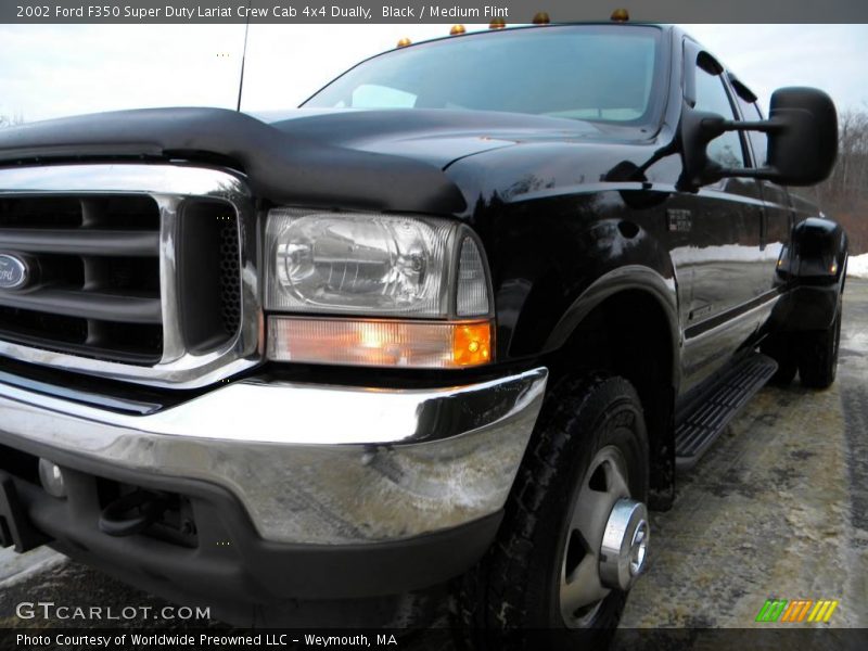 Black / Medium Flint 2002 Ford F350 Super Duty Lariat Crew Cab 4x4 Dually