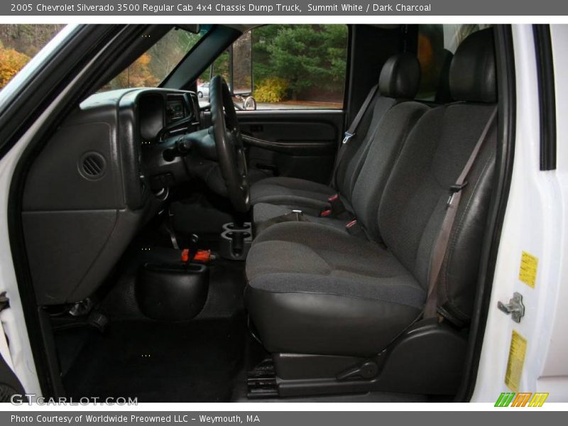 Summit White / Dark Charcoal 2005 Chevrolet Silverado 3500 Regular Cab 4x4 Chassis Dump Truck
