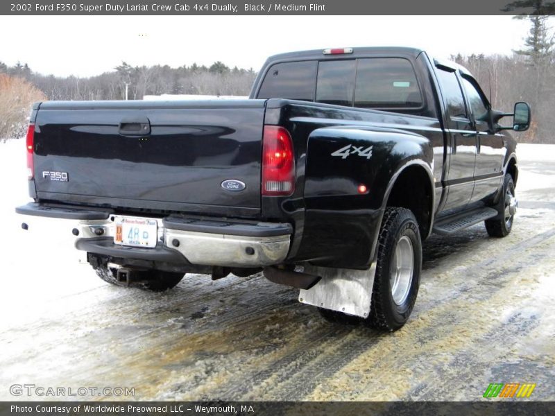 Black / Medium Flint 2002 Ford F350 Super Duty Lariat Crew Cab 4x4 Dually