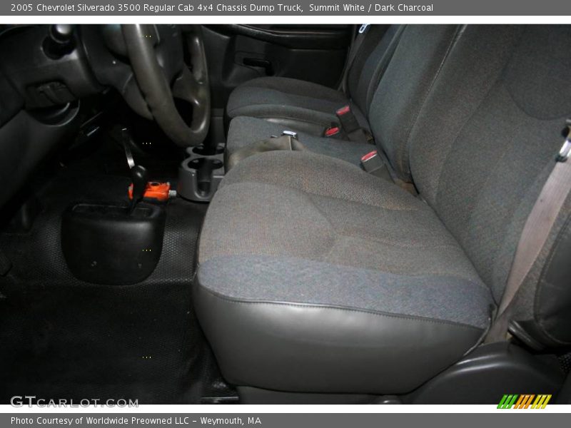 Summit White / Dark Charcoal 2005 Chevrolet Silverado 3500 Regular Cab 4x4 Chassis Dump Truck