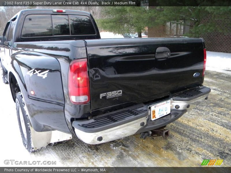 Black / Medium Flint 2002 Ford F350 Super Duty Lariat Crew Cab 4x4 Dually