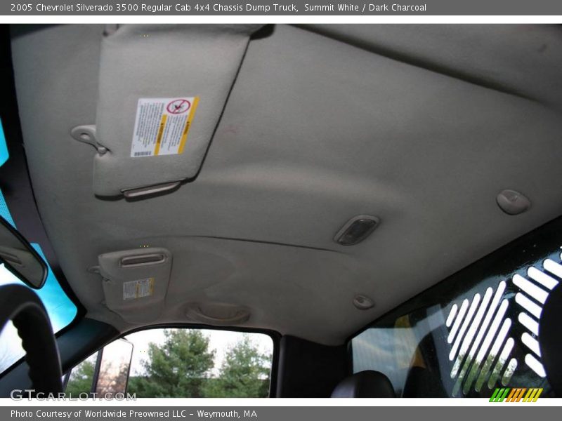Summit White / Dark Charcoal 2005 Chevrolet Silverado 3500 Regular Cab 4x4 Chassis Dump Truck