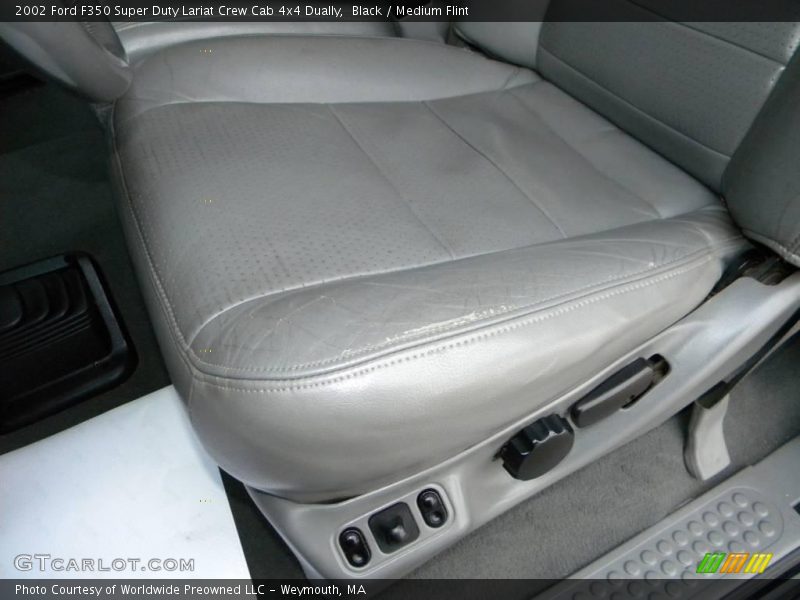 Black / Medium Flint 2002 Ford F350 Super Duty Lariat Crew Cab 4x4 Dually