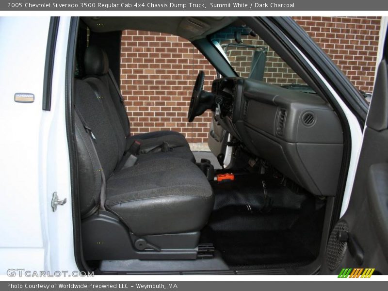 Summit White / Dark Charcoal 2005 Chevrolet Silverado 3500 Regular Cab 4x4 Chassis Dump Truck