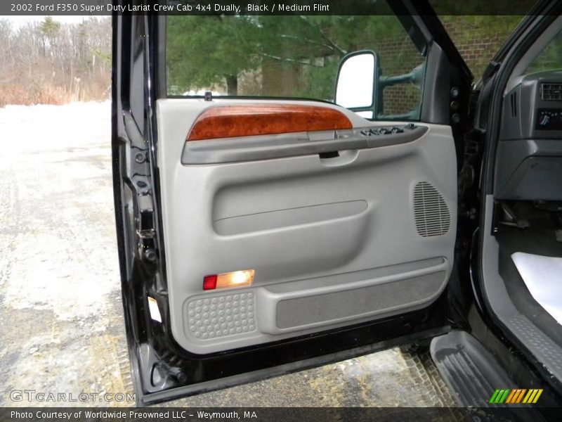 Black / Medium Flint 2002 Ford F350 Super Duty Lariat Crew Cab 4x4 Dually