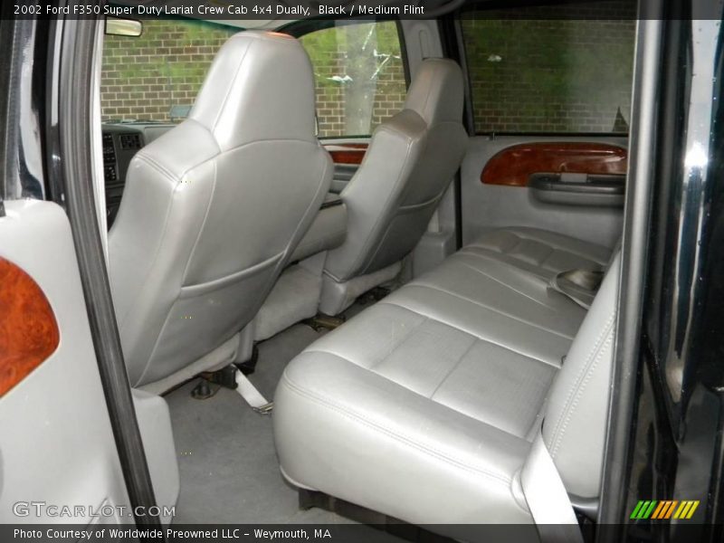 Black / Medium Flint 2002 Ford F350 Super Duty Lariat Crew Cab 4x4 Dually