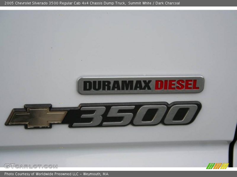  2005 Silverado 3500 Regular Cab 4x4 Chassis Dump Truck Logo