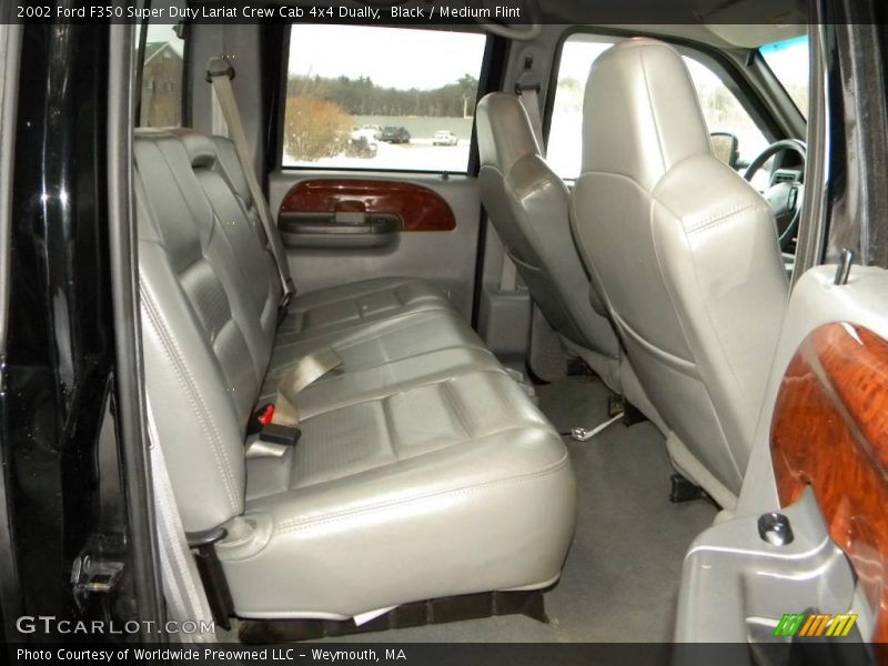 Black / Medium Flint 2002 Ford F350 Super Duty Lariat Crew Cab 4x4 Dually