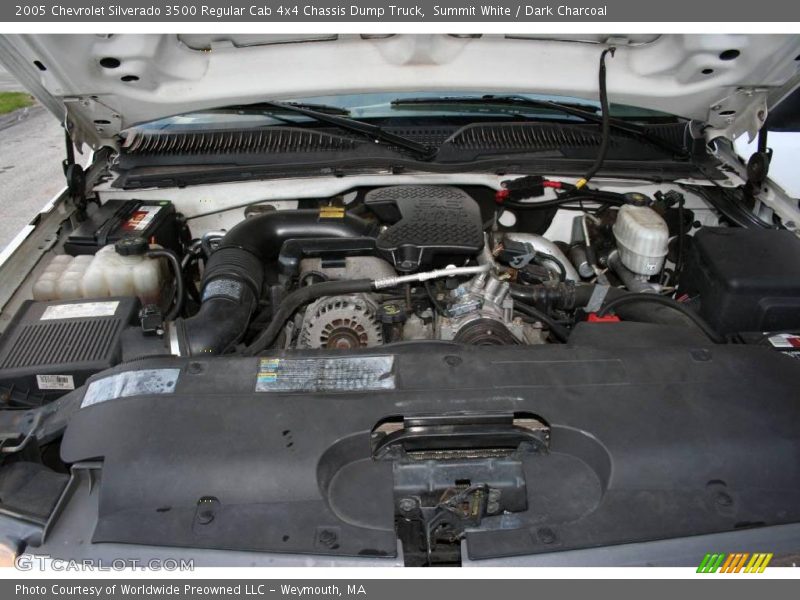  2005 Silverado 3500 Regular Cab 4x4 Chassis Dump Truck Engine - 6.6 Liter OHV 32-Valve Duramax Turbo Diesel V8