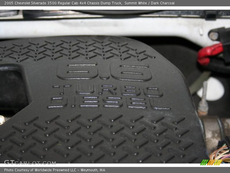 Summit White / Dark Charcoal 2005 Chevrolet Silverado 3500 Regular Cab 4x4 Chassis Dump Truck