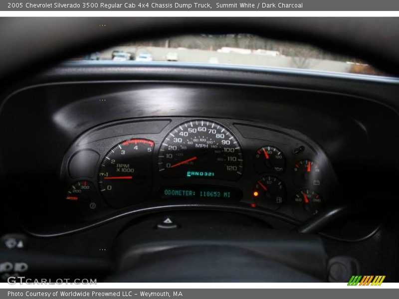 Summit White / Dark Charcoal 2005 Chevrolet Silverado 3500 Regular Cab 4x4 Chassis Dump Truck
