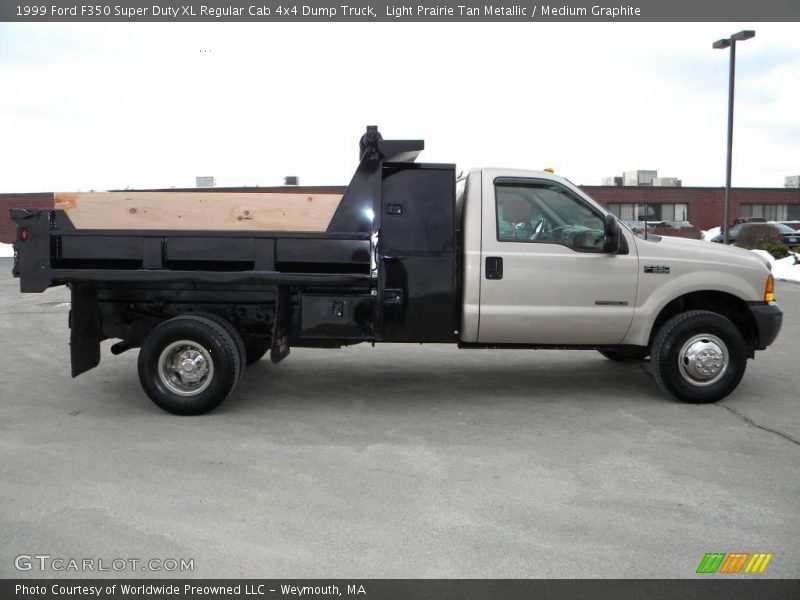 Light Prairie Tan Metallic / Medium Graphite 1999 Ford F350 Super Duty XL Regular Cab 4x4 Dump Truck