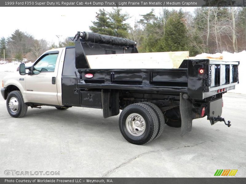 Light Prairie Tan Metallic / Medium Graphite 1999 Ford F350 Super Duty XL Regular Cab 4x4 Dump Truck