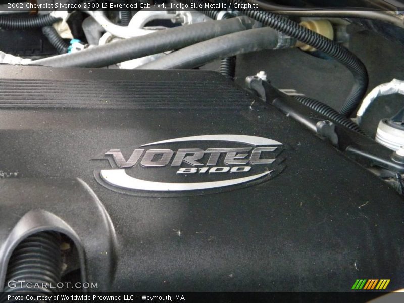  2002 Silverado 2500 LS Extended Cab 4x4 Engine - 8.1 Liter OHV 16-Valve Vortec V8