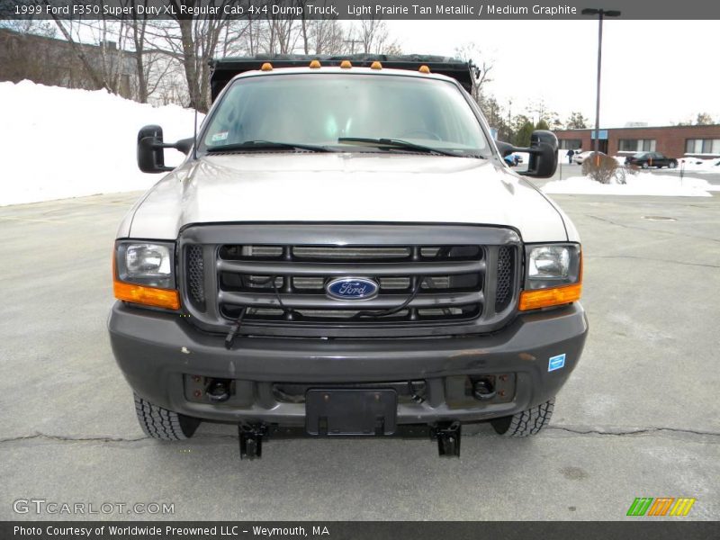 Light Prairie Tan Metallic / Medium Graphite 1999 Ford F350 Super Duty XL Regular Cab 4x4 Dump Truck