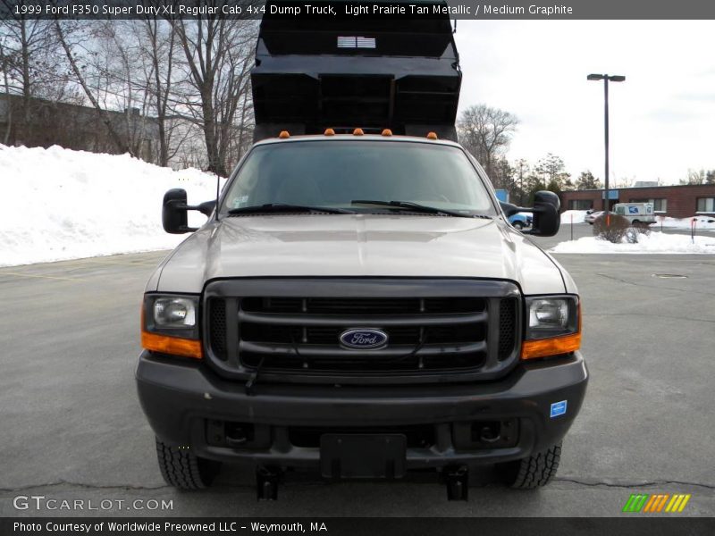 Light Prairie Tan Metallic / Medium Graphite 1999 Ford F350 Super Duty XL Regular Cab 4x4 Dump Truck