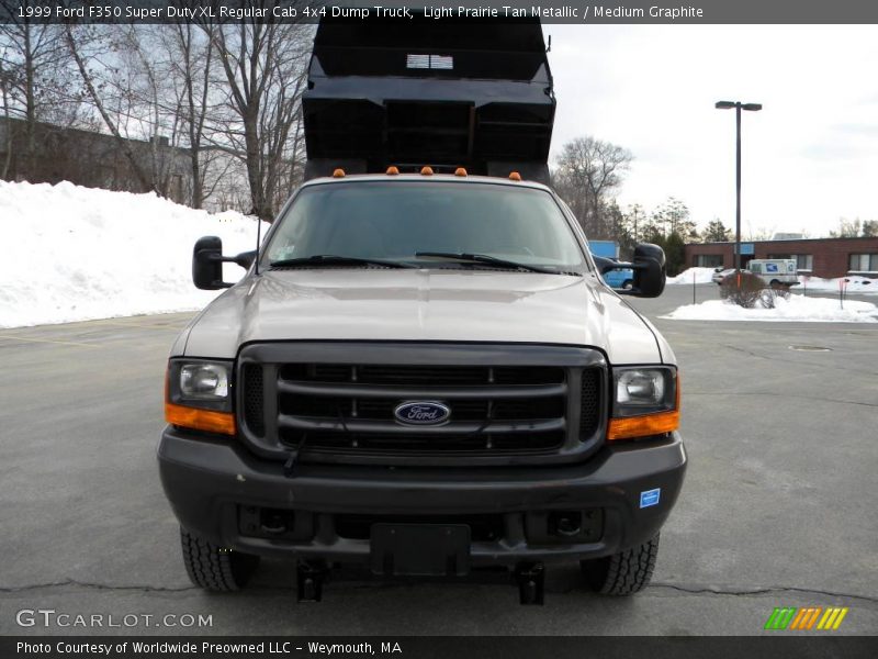 Light Prairie Tan Metallic / Medium Graphite 1999 Ford F350 Super Duty XL Regular Cab 4x4 Dump Truck