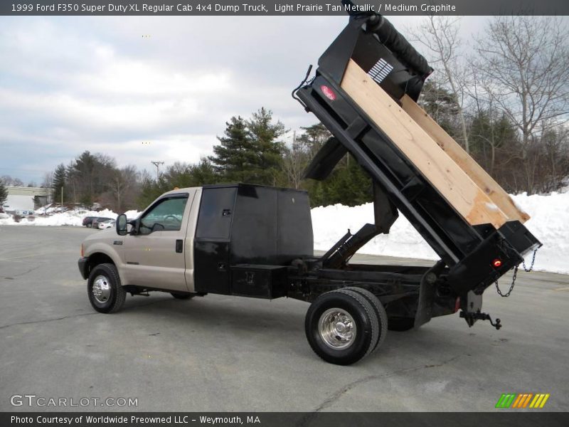 Light Prairie Tan Metallic / Medium Graphite 1999 Ford F350 Super Duty XL Regular Cab 4x4 Dump Truck