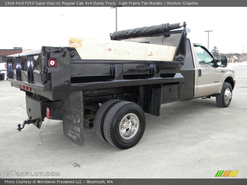 Light Prairie Tan Metallic / Medium Graphite 1999 Ford F350 Super Duty XL Regular Cab 4x4 Dump Truck