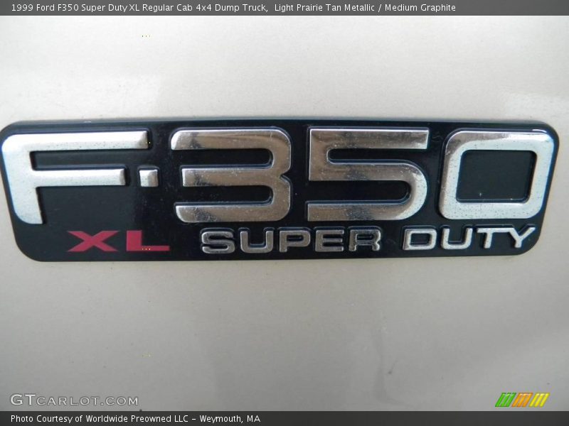 Light Prairie Tan Metallic / Medium Graphite 1999 Ford F350 Super Duty XL Regular Cab 4x4 Dump Truck