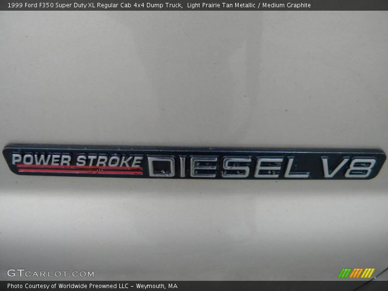 Light Prairie Tan Metallic / Medium Graphite 1999 Ford F350 Super Duty XL Regular Cab 4x4 Dump Truck