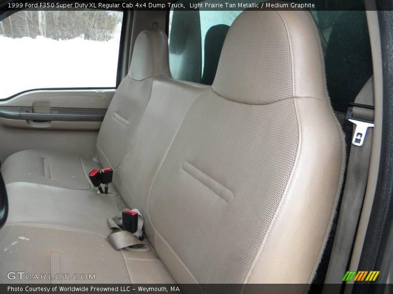 Light Prairie Tan Metallic / Medium Graphite 1999 Ford F350 Super Duty XL Regular Cab 4x4 Dump Truck