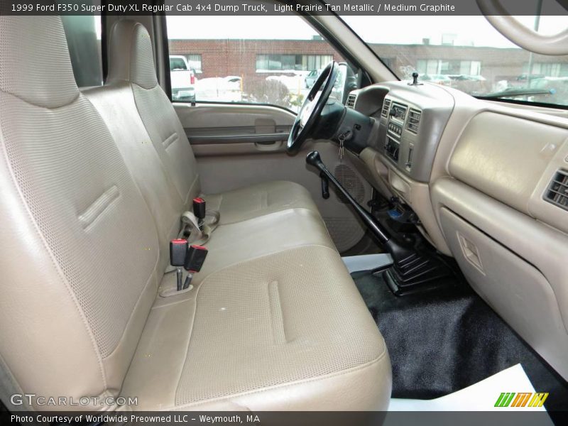  1999 F350 Super Duty XL Regular Cab 4x4 Dump Truck Medium Graphite Interior