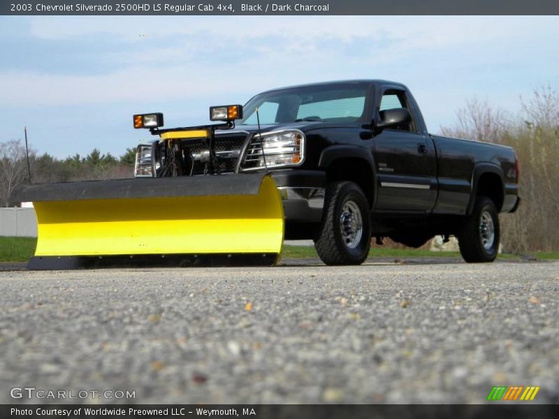 Black / Dark Charcoal 2003 Chevrolet Silverado 2500HD LS Regular Cab 4x4
