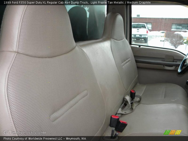 Light Prairie Tan Metallic / Medium Graphite 1999 Ford F350 Super Duty XL Regular Cab 4x4 Dump Truck