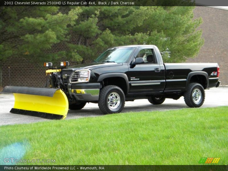 Black / Dark Charcoal 2003 Chevrolet Silverado 2500HD LS Regular Cab 4x4
