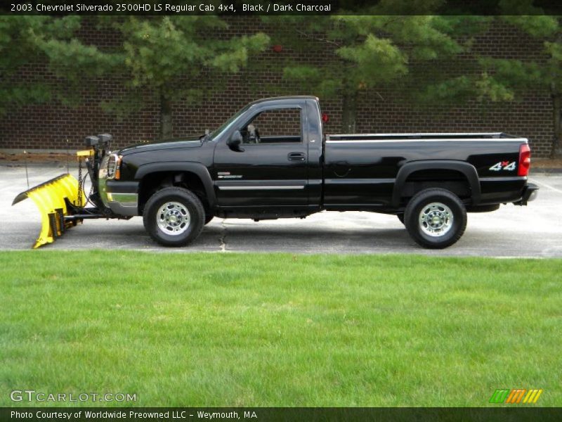 Black / Dark Charcoal 2003 Chevrolet Silverado 2500HD LS Regular Cab 4x4